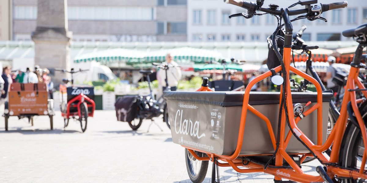 Lastenradförderung Stadt Würzburg - Bündnis Verkehrswende jetzt - Foto: Kathrin Königl