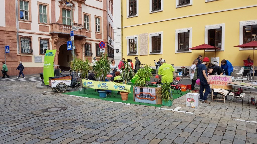 Parking Day 2017 des VCD  (Foto: vcd Mainfranken Rhön e.V.)